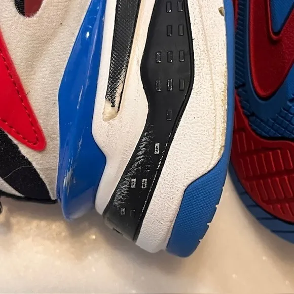 Puma RS-Fast Running Shoes Lightweight Cushioned‎ Sneakers Black Red Blue Size 8