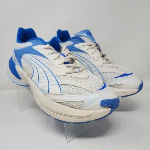 Puma Running Shoes Mens 10 Blue Ivory Velophasis Technisch Gym Active Sneakers