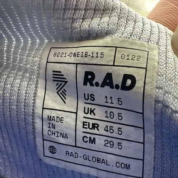 R.A.D. One Trainer Athletic Crossfit Training Shoes Mens Size 11.5