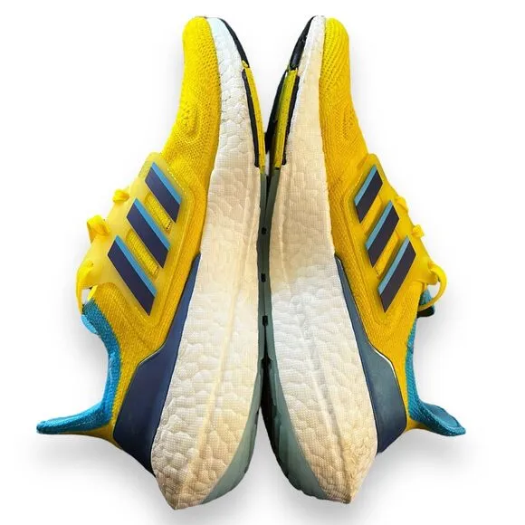 RARE Adidas UltraBoost 22 Yellow Sky Rush Ukraine Men's Shoes Sz 5.5 GW1710