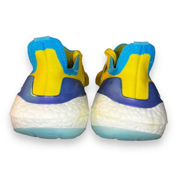 RARE Adidas UltraBoost 22 Yellow Sky Rush Ukraine Men's Shoes Sz 5.5 GW1710