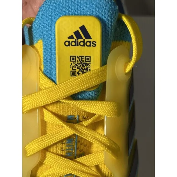 RARE Adidas UltraBoost 22 Yellow Sky Rush Ukraine Men's Shoes Sz 5.5 GW1710