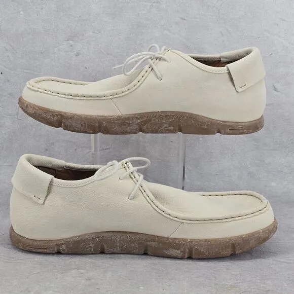 Rare‎ Dead Stock KALSO Earth Shoe Darby Mens Negative Heel Chalk Size 12