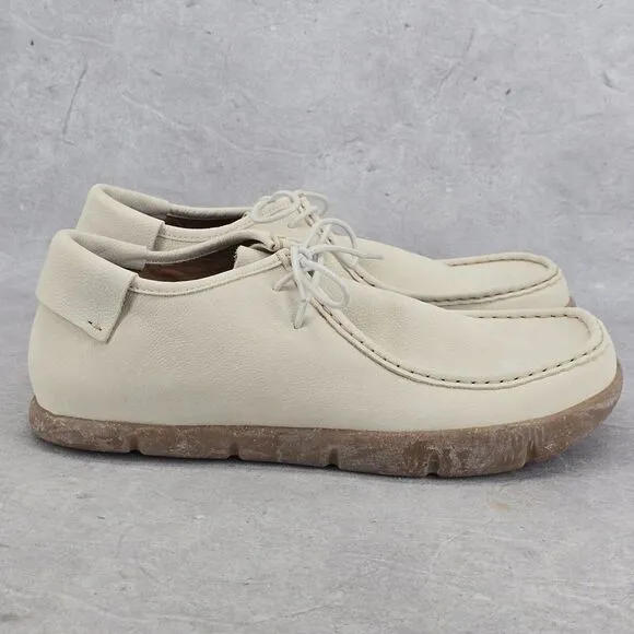 Rare‎ Dead Stock KALSO Earth Shoe Darby Mens Negative Heel Chalk Size 12