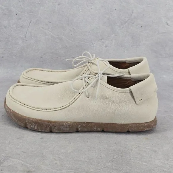 Rare‎ Dead Stock KALSO Earth Shoe Darby Mens Negative Heel Chalk Size 12