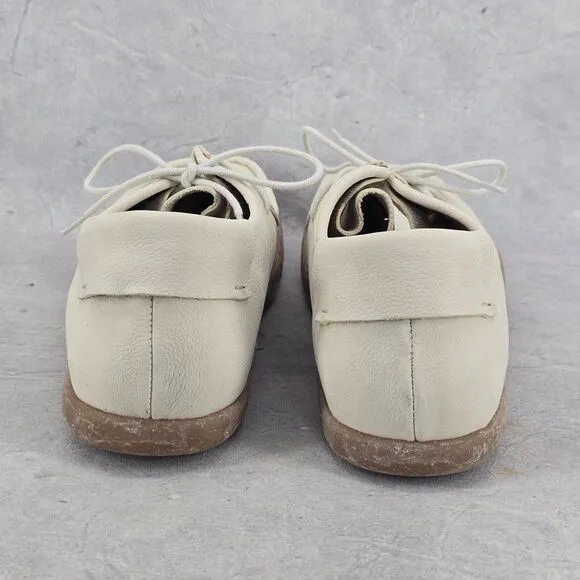 Rare‎ Dead Stock KALSO Earth Shoe Darby Mens Negative Heel Chalk Size 12