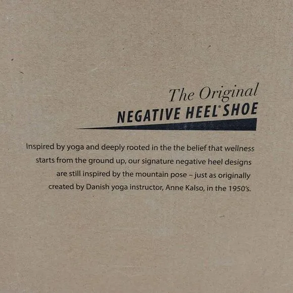 Rare‎ Dead Stock KALSO Earth Shoe Darby Mens Negative Heel Chalk Size 12