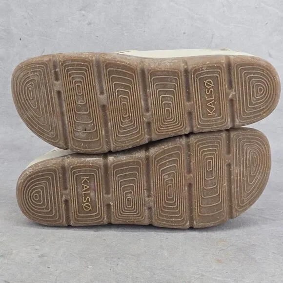 Rare‎ Dead Stock KALSO Earth Shoe Darby Mens Negative Heel Chalk Size 12
