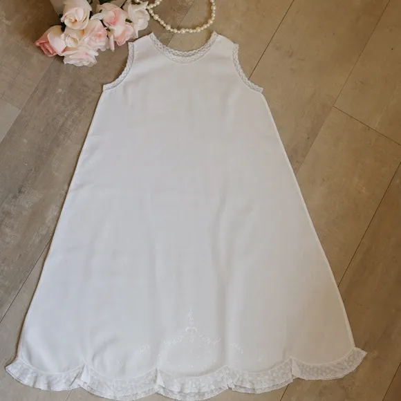 RARE Long Sleeve White Heirloom Gown 4 Piece Set NB/3 Month Feltman Brother NWOT
