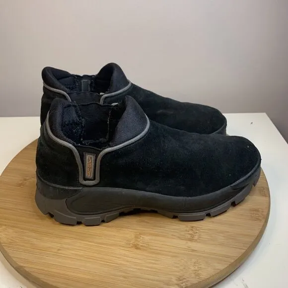 Rare Nike ACG All Conditions Gear Izela Slip On Black Suede Shoes Womens Size 7