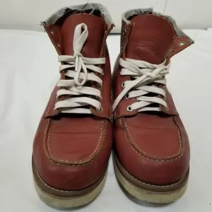 Red Wing Boot Made in USA Mens Size‎ 8D 8875 Moc Toe Irish Setter