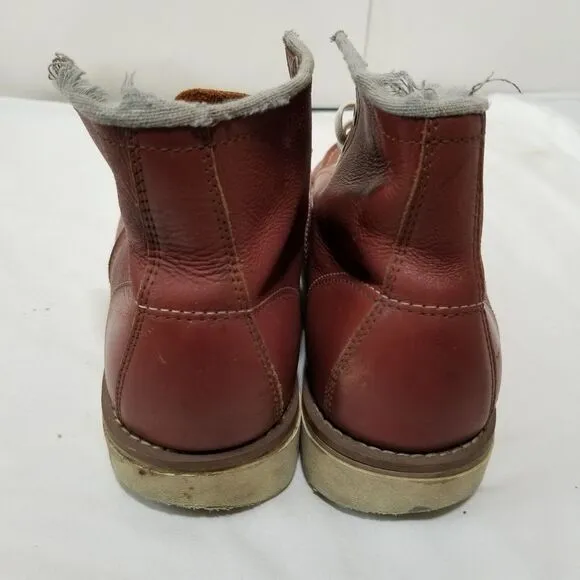 Red Wing Boot Made in USA Mens Size‎ 8D 8875 Moc Toe Irish Setter