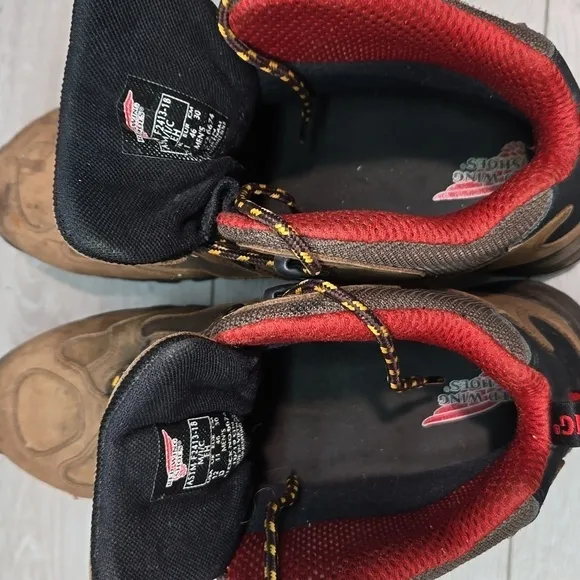 Red Wing Shoes Mens 6674 Ankle Leather Steeltoe  Sneakers boots shoes sz 12D