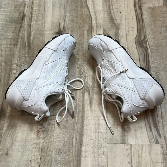 Reebok Aztrek Double Mix white vegan leather sneakers size 10