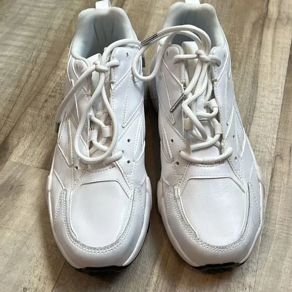 Reebok Aztrek Double Mix white vegan leather sneakers size 10