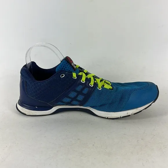 Reebok blue white yellow CrossFit athletic training shoes us mens size 10