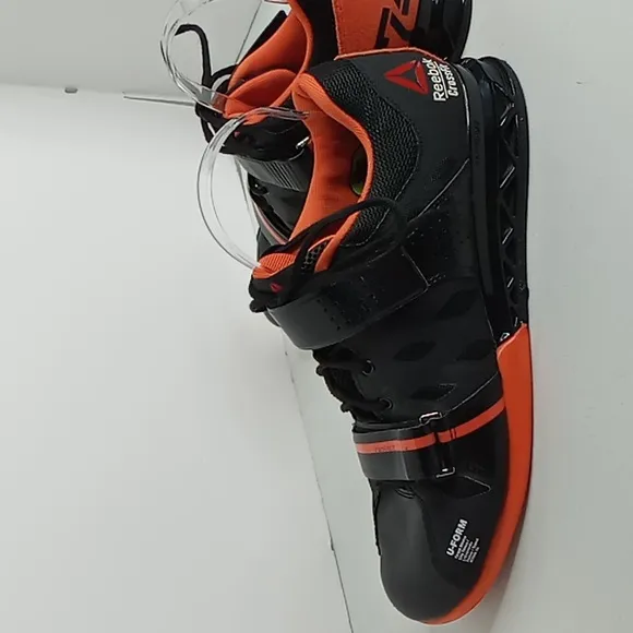 Reebok CrossFit - CF74 U Form Men's Lifter's  Shoes -Black &amp; Orange- 10.5