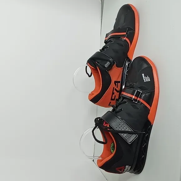 Reebok CrossFit - CF74 U Form Men's Lifter's  Shoes -Black &amp; Orange- 10.5