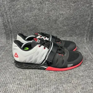 Reebok CrossFit Lifter 2.0 Trainer Gym Shoes Black Grey Red Mens Size 12 M48558