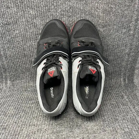 Reebok CrossFit Lifter 2.0 Trainer Gym Shoes Black Grey Red Mens Size 12 M48558