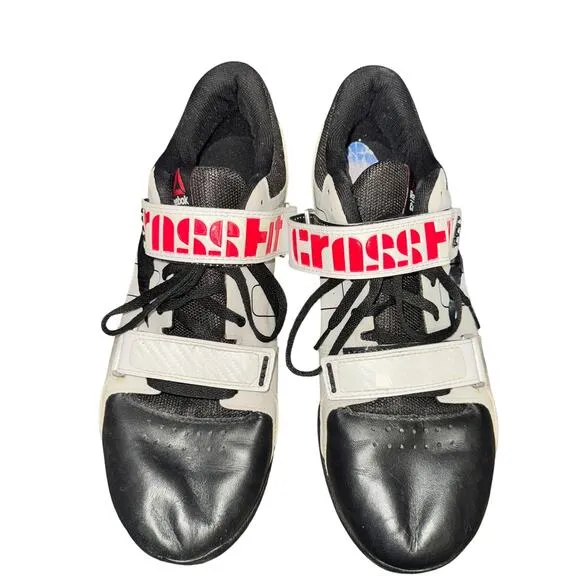 Reebok Crossfit Lifter Plus 2.0 Lifting Shoes Mens Size 12 Black White Red UForm