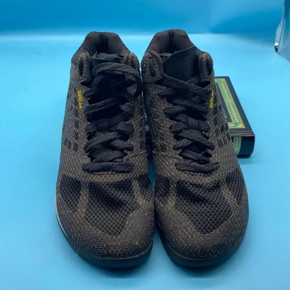Reebok Crossfit Nano 5.0 V67614 Black/Gravel Kevlar Training Shoes! Size 7