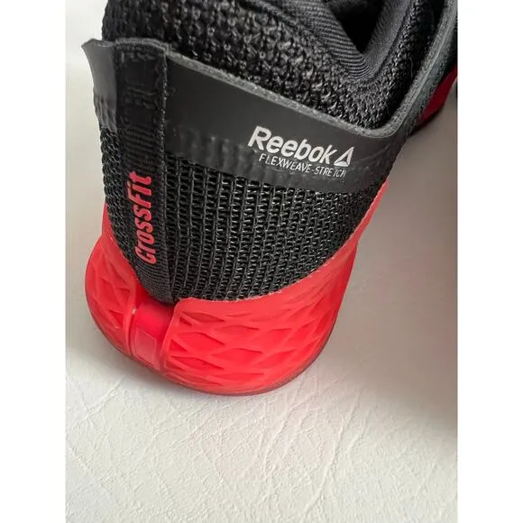 Reebok CrossFit Nano 9 Cross Training Shoes Men’s size 9 Black Neon Red