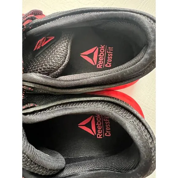 Reebok CrossFit Nano 9 Cross Training Shoes Men’s size 9 Black Neon Red
