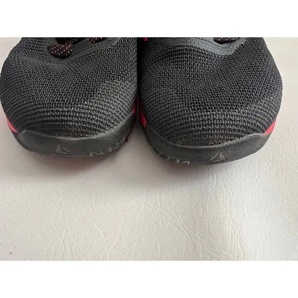 Reebok CrossFit Nano 9 Cross Training Shoes Men’s size 9 Black Neon Red
