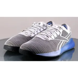 Reebok Crossfit Nano Women's Trainers Shoes Size 7.5 Gray White Blue 1Y3001