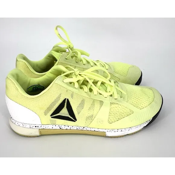 Reebok Crossfit Speed TR 2.0 Womens 9 Yellow Workout Shoes Speed Training BS8102