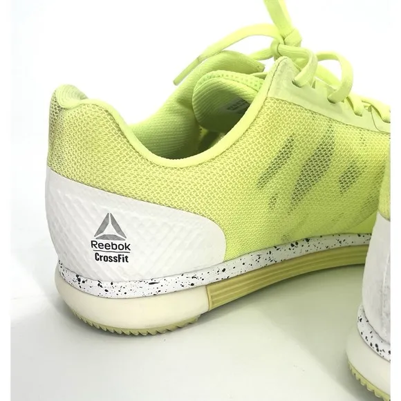 Reebok Crossfit Speed TR 2.0 Womens 9 Yellow Workout Shoes Speed Training BS8102