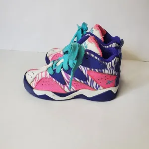 REEBOK KAMIKAZE MID ALL-STAR PINK PURPLE BLUE toddler  SIZE 7 BASKETBALL SHOES