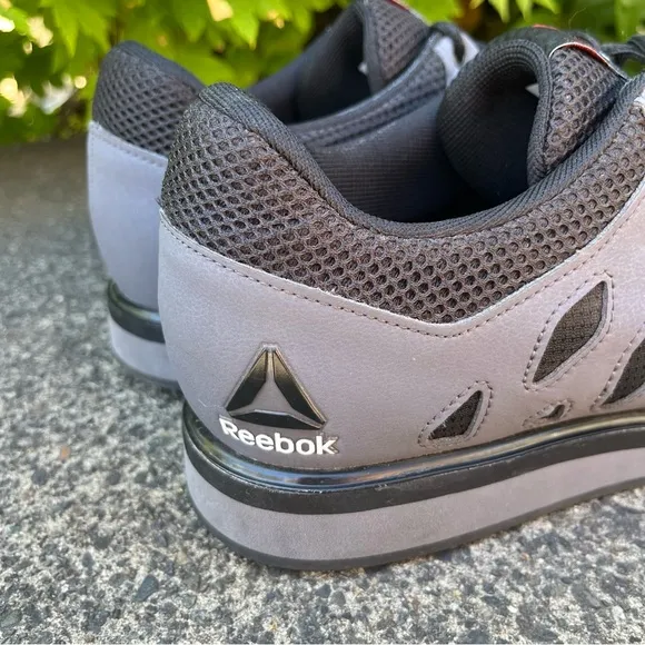 Reebok Lifter PR Crosstrainer Shoes Weightlifting BD2631 Mens 12.5 Gray Black
