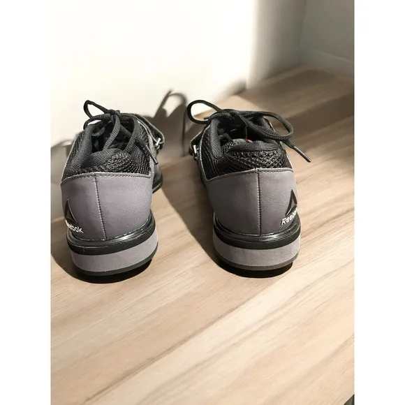 Reebok Lifter PR Men's Gray Black CrossFit Weightlifting Shoes Size 8.5