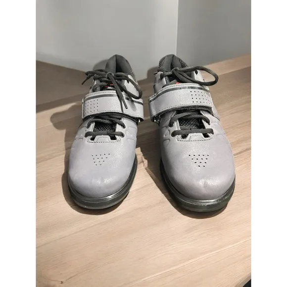 Reebok Lifter PR Men's Gray Black CrossFit Weightlifting Shoes Size 8.5