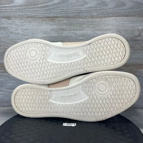 Reebok Men's x Madewell Collab Club 85 Ecru Chalk Athletic Sneakers Size 12