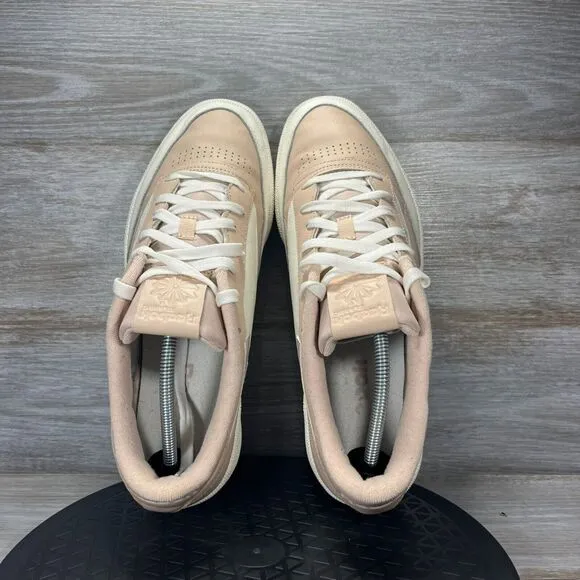 Reebok Men's x Madewell Collab Club 85 Ecru Chalk Athletic Sneakers Size 12