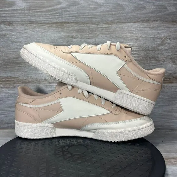 Reebok Men's x Madewell Collab Club 85 Ecru Chalk Athletic Sneakers Size 12