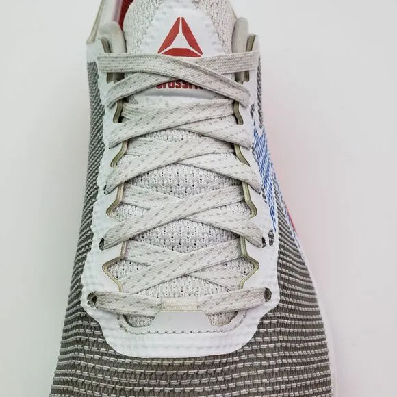 Reebok Nano 9 Crossfit Womens Size 10.5 White Red Blue Training Sneaker Shoes
