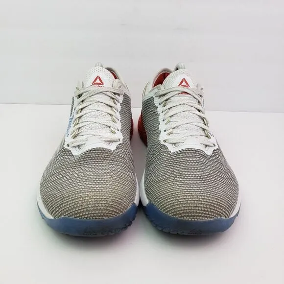 Reebok Nano 9 Crossfit Womens Size 10.5 White Red Blue Training Sneaker Shoes