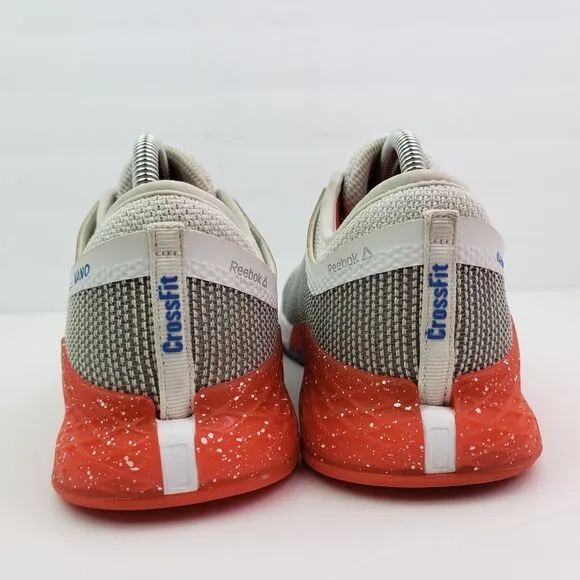 Reebok Nano 9 Crossfit Womens Size 10.5 White Red Blue Training Sneaker Shoes