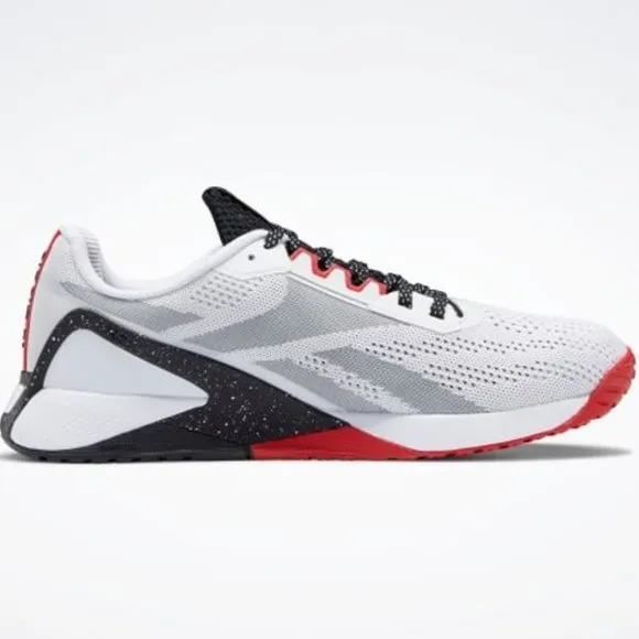 Reebok Nano X1 'White Black Vector Red' GY1970 Gym Training Crossfit Trainers