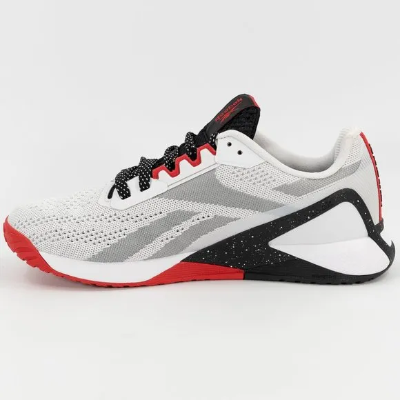 Reebok Nano X1 'White Black Vector Red' GY1970 Gym Training Crossfit Trainers