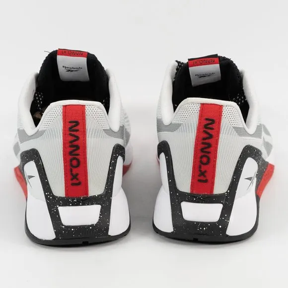 Reebok Nano X1 'White Black Vector Red' GY1970 Gym Training Crossfit Trainers