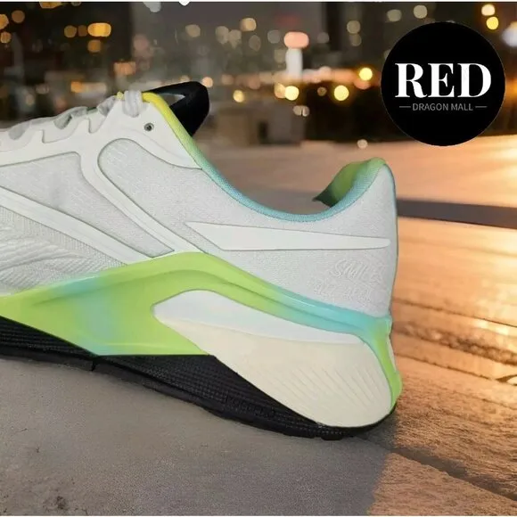 Reebok Nano X2 SMILEY Opal Glow/Luminous Lime - GW4780 - Men's Size 11.5