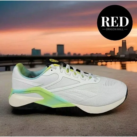 Reebok Nano X2 SMILEY Opal Glow/Luminous Lime - GW4780 - Men's Size 11.5
