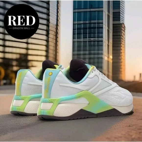 Reebok Nano X2 SMILEY Opal Glow/Luminous Lime - GW4780 - Men's Size 11.5