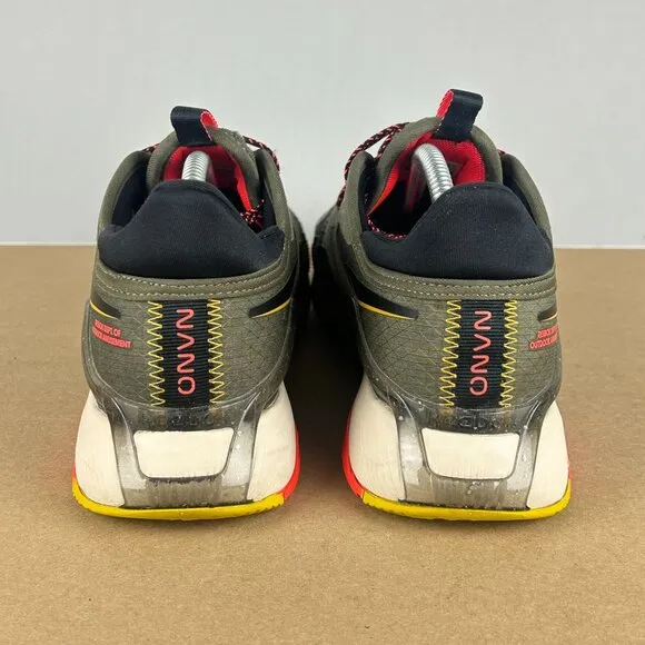 Reebok Nano X2 TR Adventure Crossfit Training Shoes Mens 10.5 Green Orange