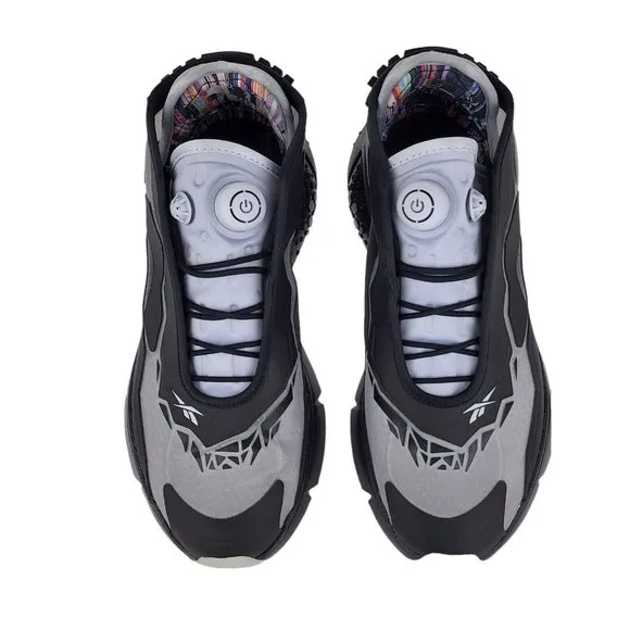 REEBOK PUMPS MODEL F GLITCH PACK Black Pure Gray FX9310 B Grade Size 9.5